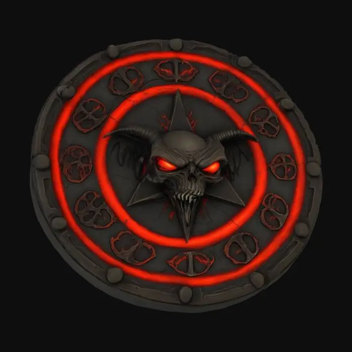 3D model for nextgen 1955 necronomicon emblem , #emblem#