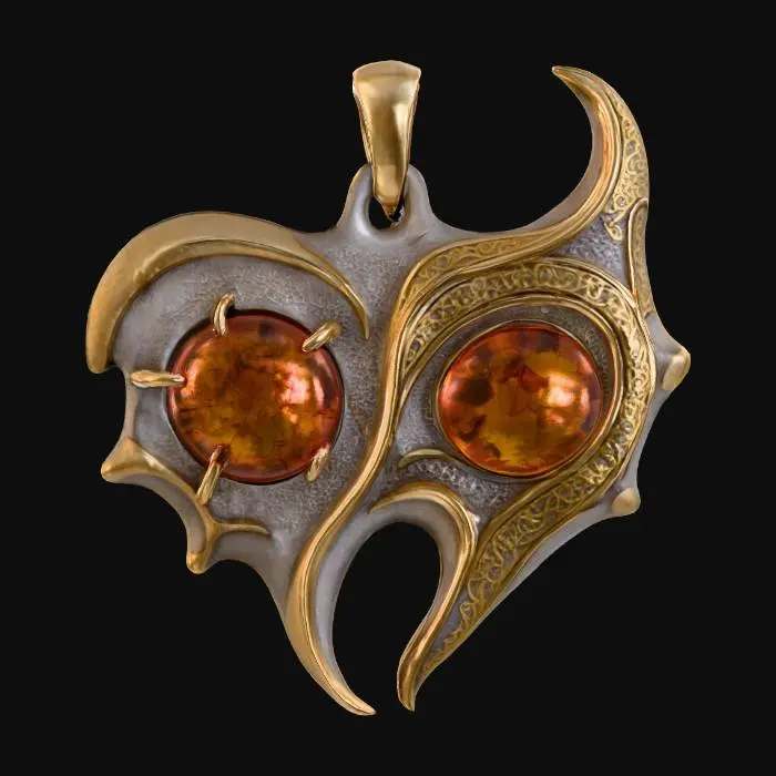 3D model for Infernal Heart Pendant