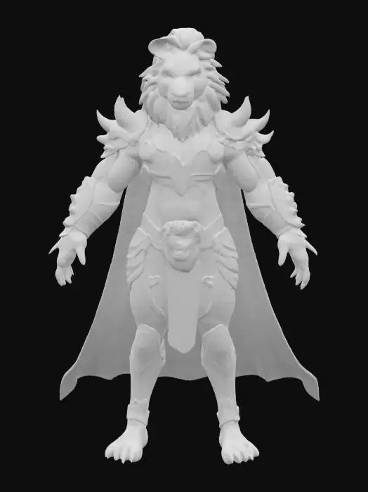 3D model for Lionheart Warrior