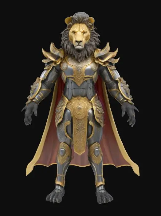 3D model for Lionheart Warrior