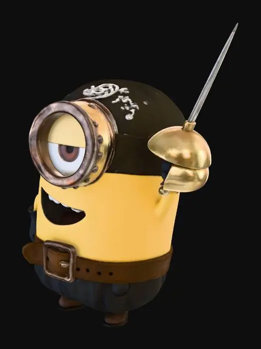 3D model for Pirate Minion