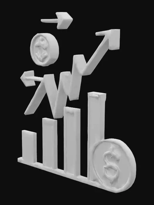 3D model for Economic Growth Chart