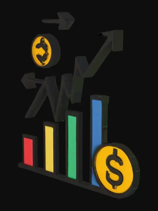 3D model for Economic Growth Chart