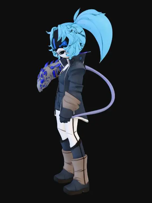 3D model for Cyberpunk Chimera