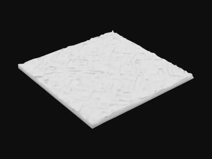 3D model for Industrial mental flooring