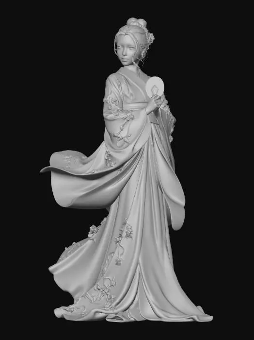 3D model for Elegance in Bloom