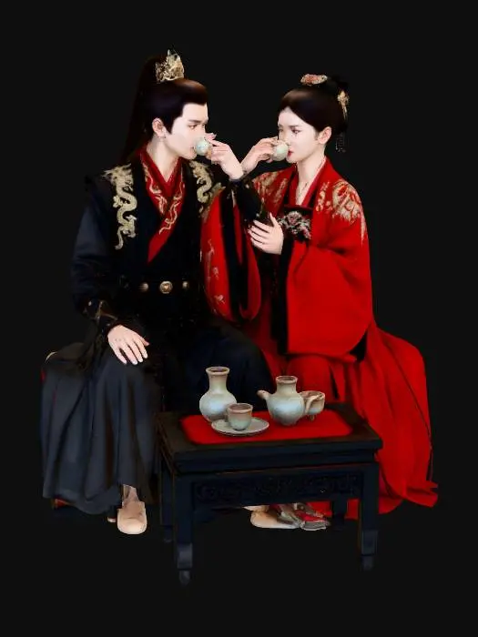 3D model for asian tea