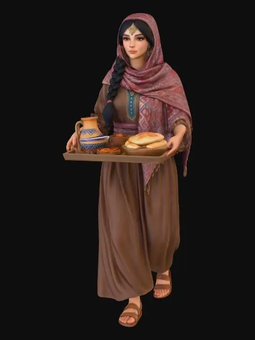 3D model for Sunlit Desert Vendor