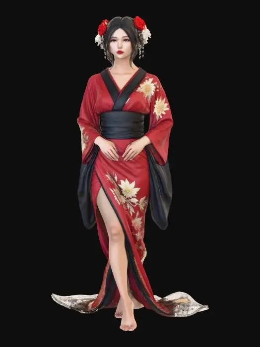 3D model for japanesegirl