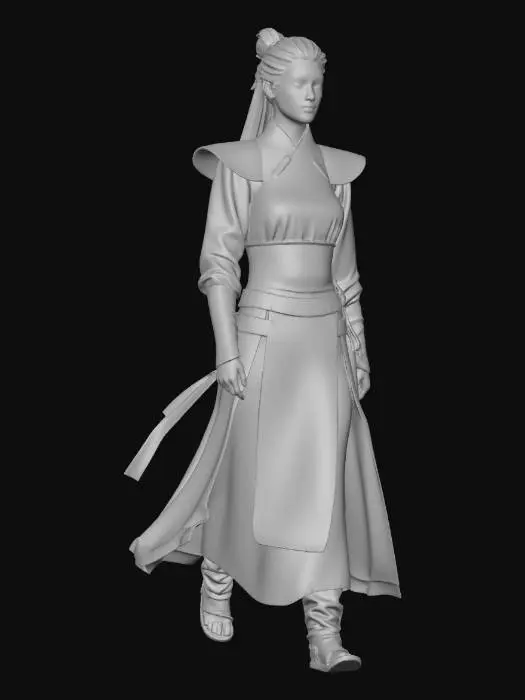 3D model for Empress of the Dragon Gate