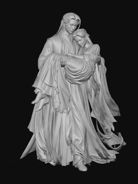 3D model for Moonlit Embrace