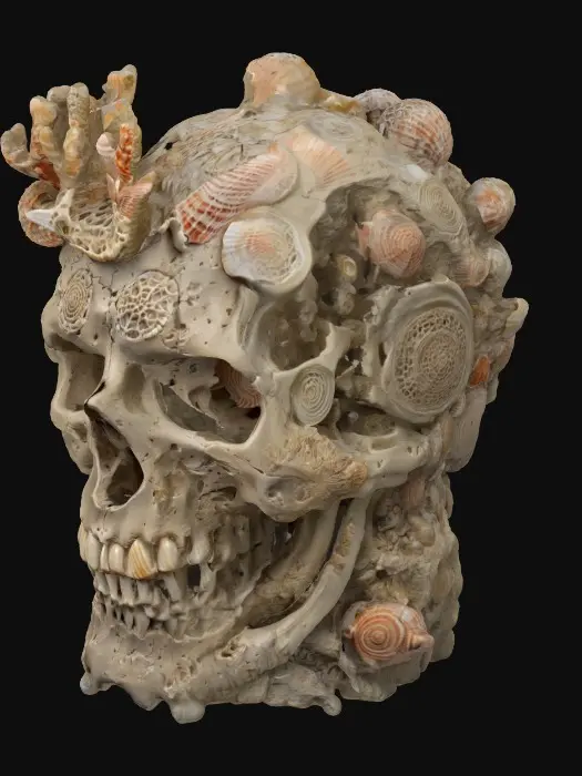 3D model for Coral Skull Artifact