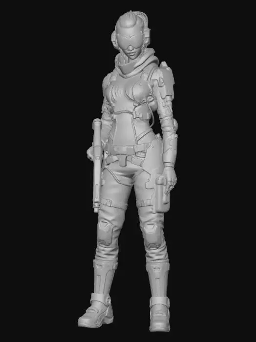 3D model for Cybernetic Vanguard