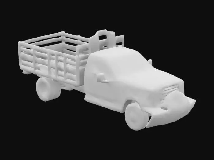 3D model for Armored Truck Display narco mexican, cartel de sinaloa, artesanal, ford f550, brindado, brindaje artesanal, caja de ganado con brindaje, sucio