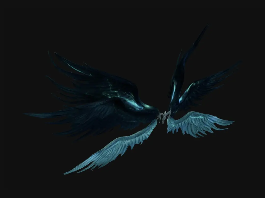 3D model for Azure Lightning Wings