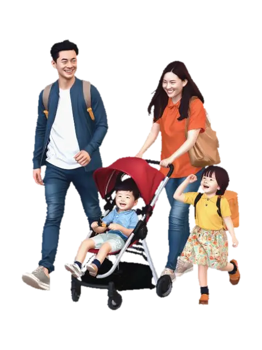 Joyful Family Outing