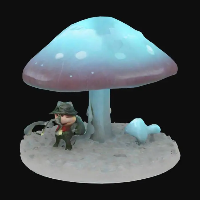 3D model for teemo e le magie del veleno, da amante dei funghi velenosi è sempre alla ricerca di spore misteriose da usare nei suoi dardi 