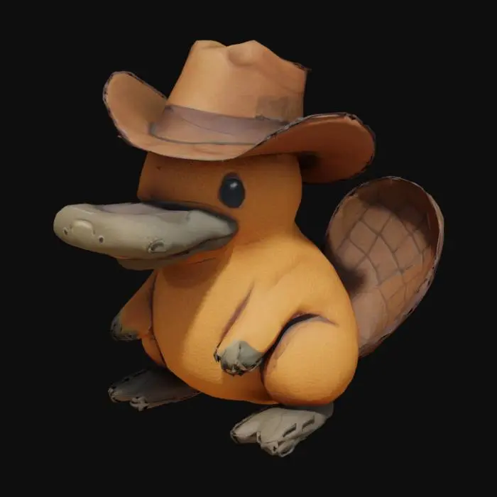 3D model for Cowboy Platypus