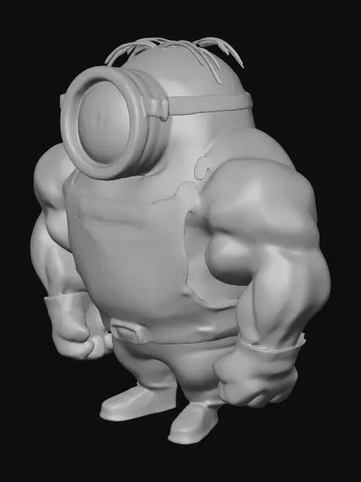 3D model for Muscle Minion