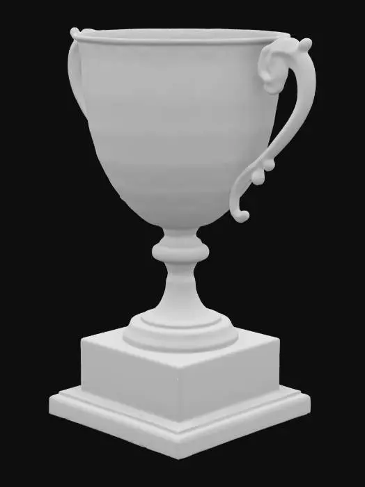 3D model for create 3d gold trophy