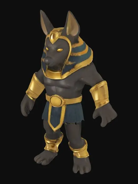 3D model for Anubis Warrior