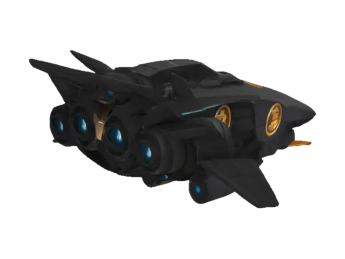 Crypto Starship 3D model, AI generated