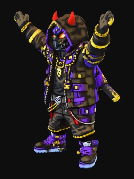 3D model for Demon Warrior Unleashed