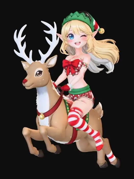 3D model for Holiday Magic Ride, #Christmas2025#