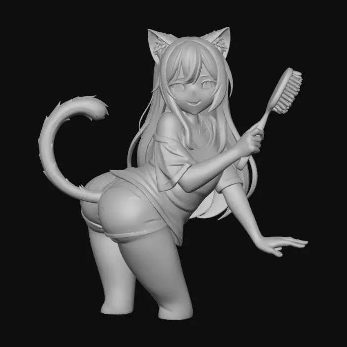 3D model for Bath Time Whiskers
