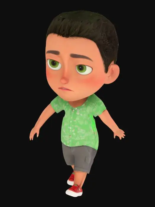3D model for Character in T-Pose