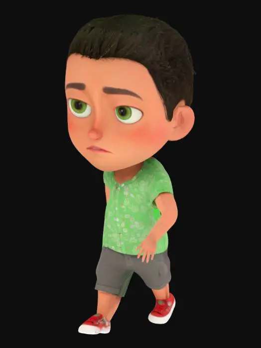 3D model for Character in T-Pose