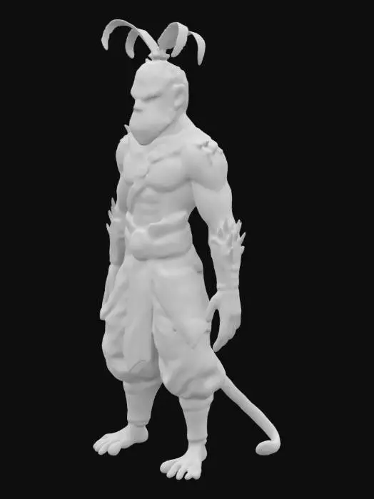 3D model for Monkey Warrior