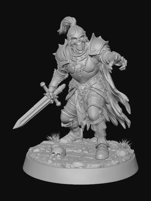 3D model for Undead Warrior