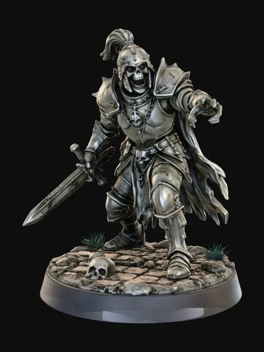 3D model for Undead Warrior