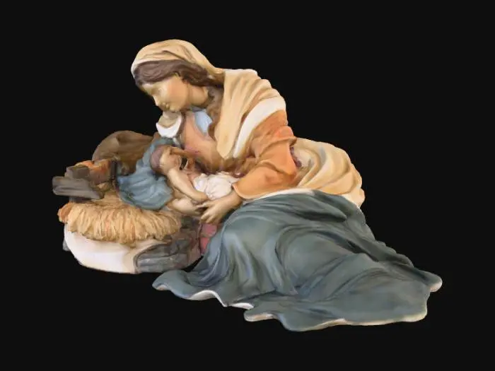 3D model for Madonna and Child Sculpture