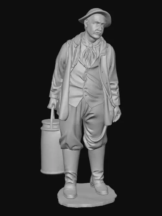 3D model for Milkman Statue