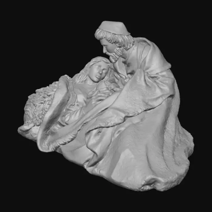 3D model for Nativity Scene statua presepe