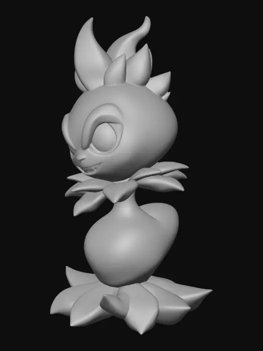 3D model for sprout brawl stars karakteri gizemli