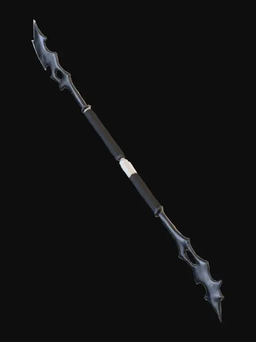 3D model for Double-Bladed Staff