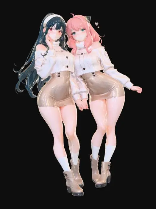 3D model for Sisterly Elegance