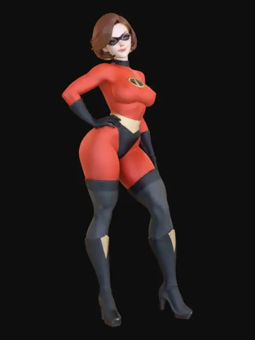 3D model for Crimson Vigilante