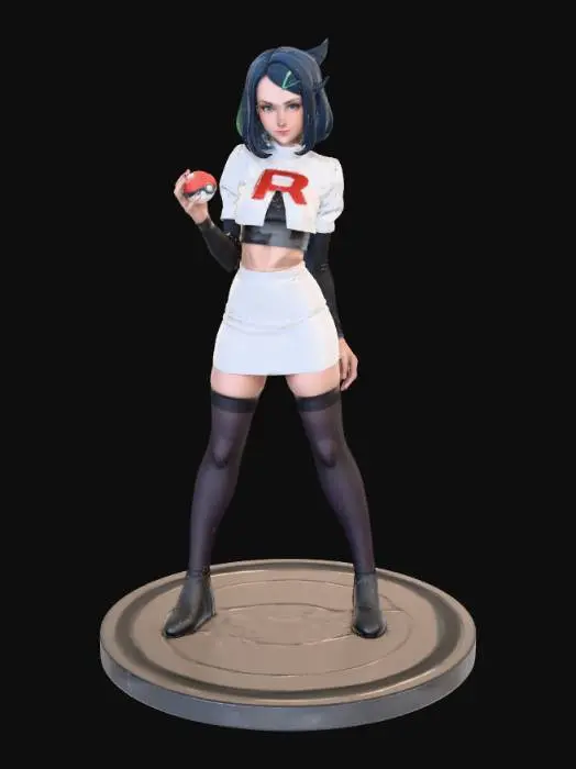 3D model for Team Rocket Trainer