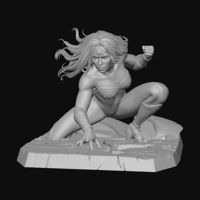 3D model for Earthshaker Wonder Woman