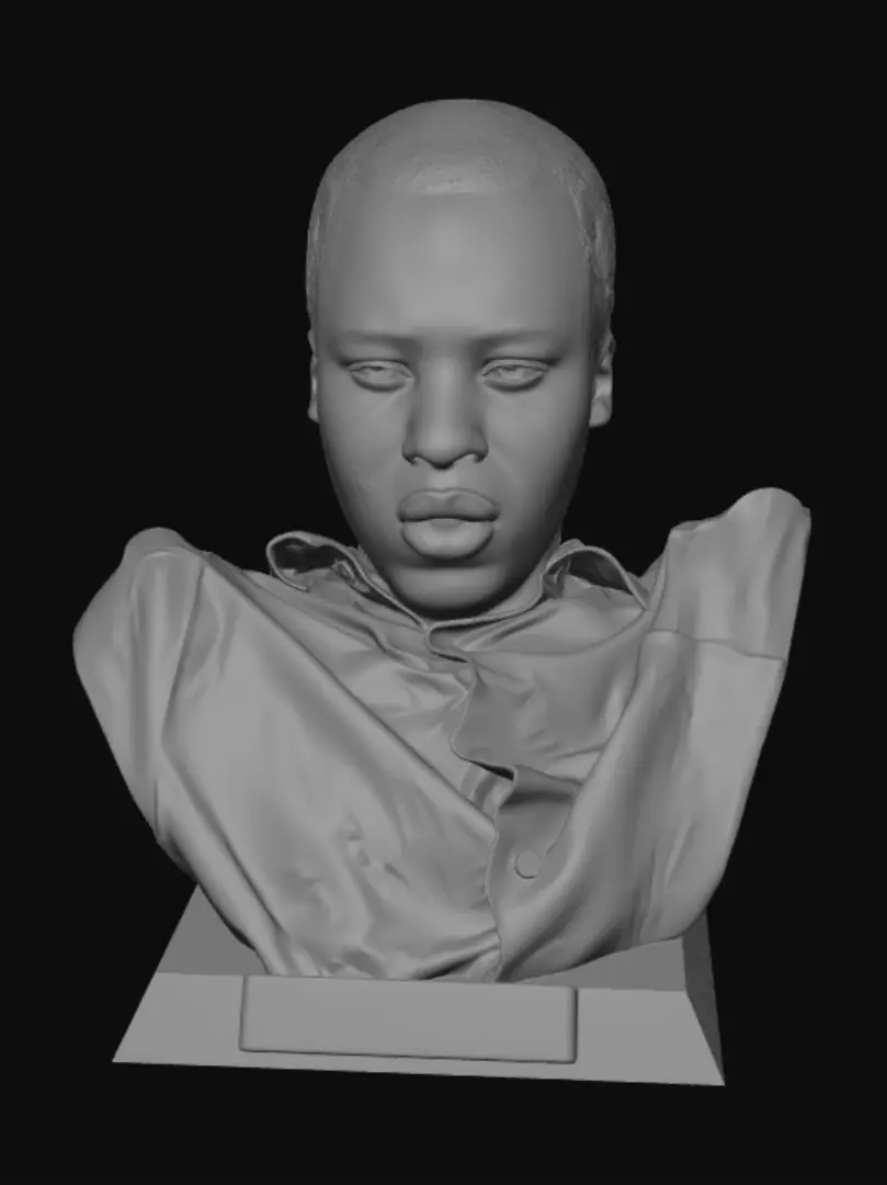3D model for Contemplative Portrait