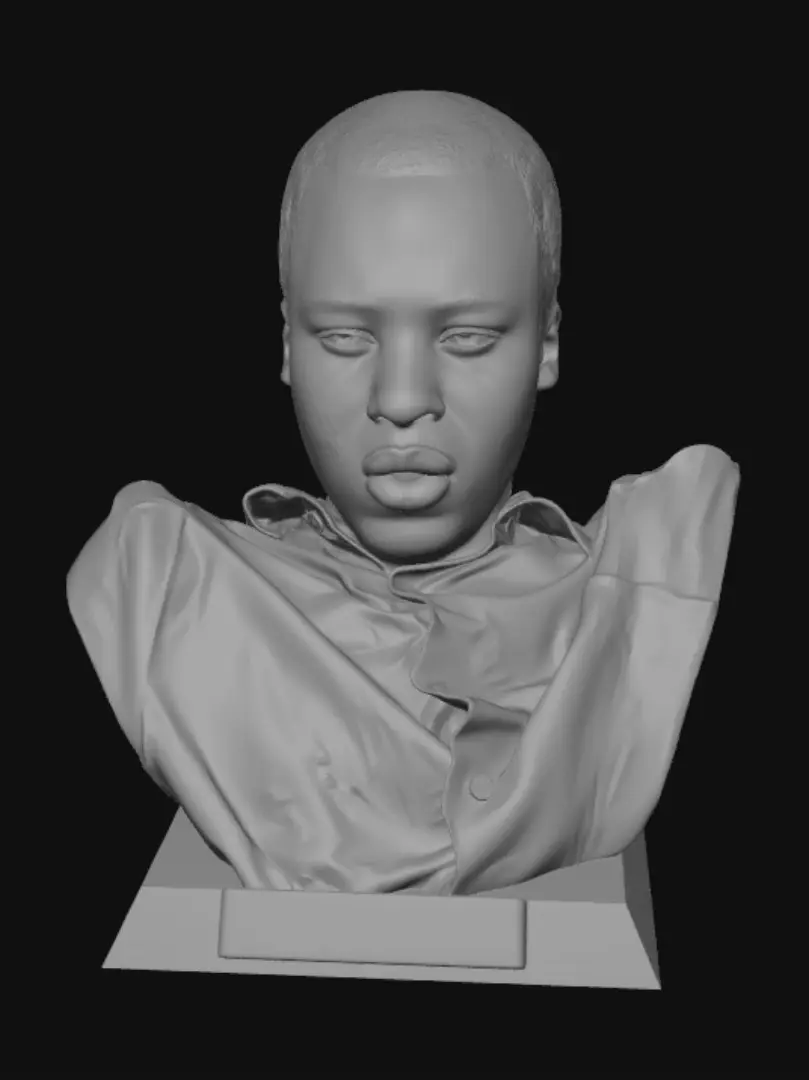 3D model for Contemplative Portrait
