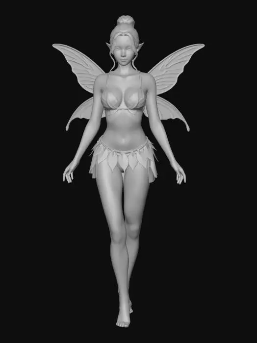 3D model for Forest Fairy character