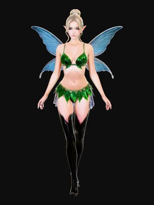 3D model for Forest Fairy character