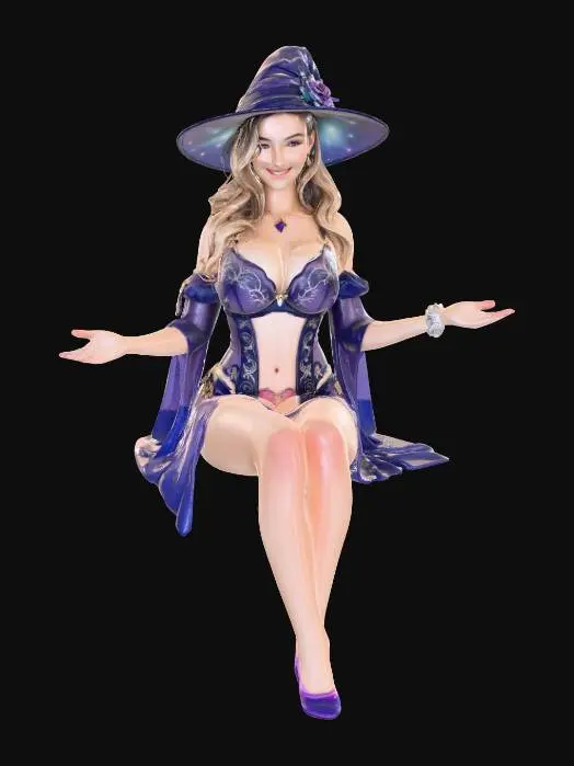 3D model for Sorceress character