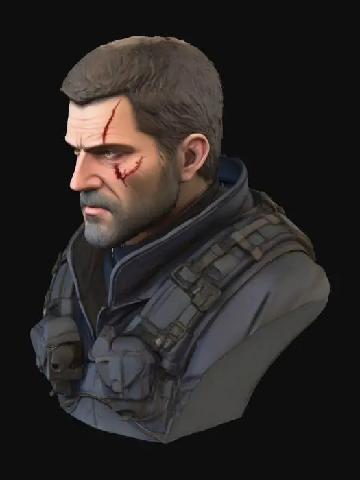 3D model for Cybernetic Sentinel