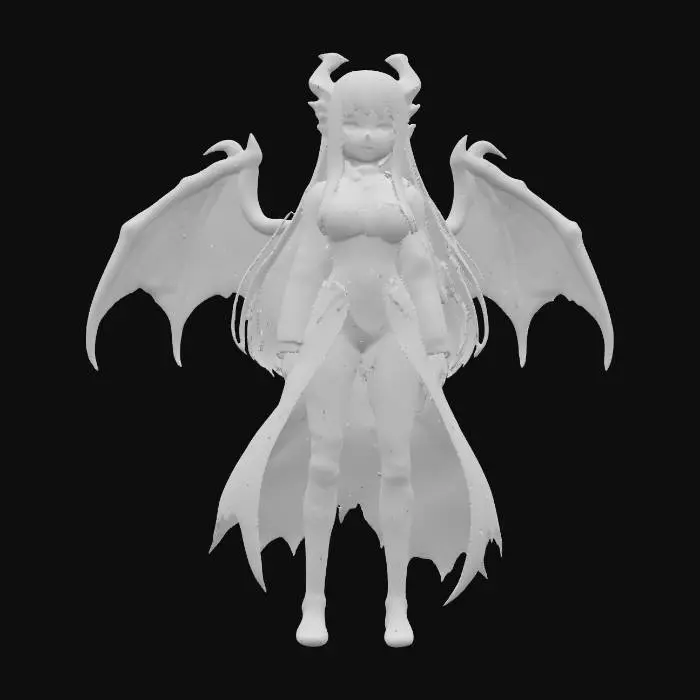 3D model for human anime Alduin